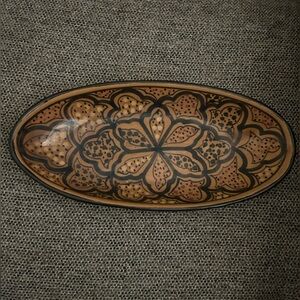 Le souk Honey brown mosaic ceramic bowl